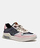 COACH®,CITYSOLE COURT SNEAKER WITH CAMO PRINT,Signature Coated Canvas/Leather,Multi,Front View