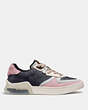 COACH®,CITYSOLE COURT SNEAKER WITH CAMO PRINT,Signature Coated Canvas/Leather,Multi,Angle View