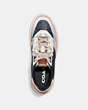 COACH®,CITYSOLE COURT SNEAKER WITH CAMO PRINT,Signature Coated Canvas/Leather,Multi,Inside View,Top View