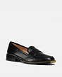 COACH®,NELLI LOAFER,Leather,Black,Front View