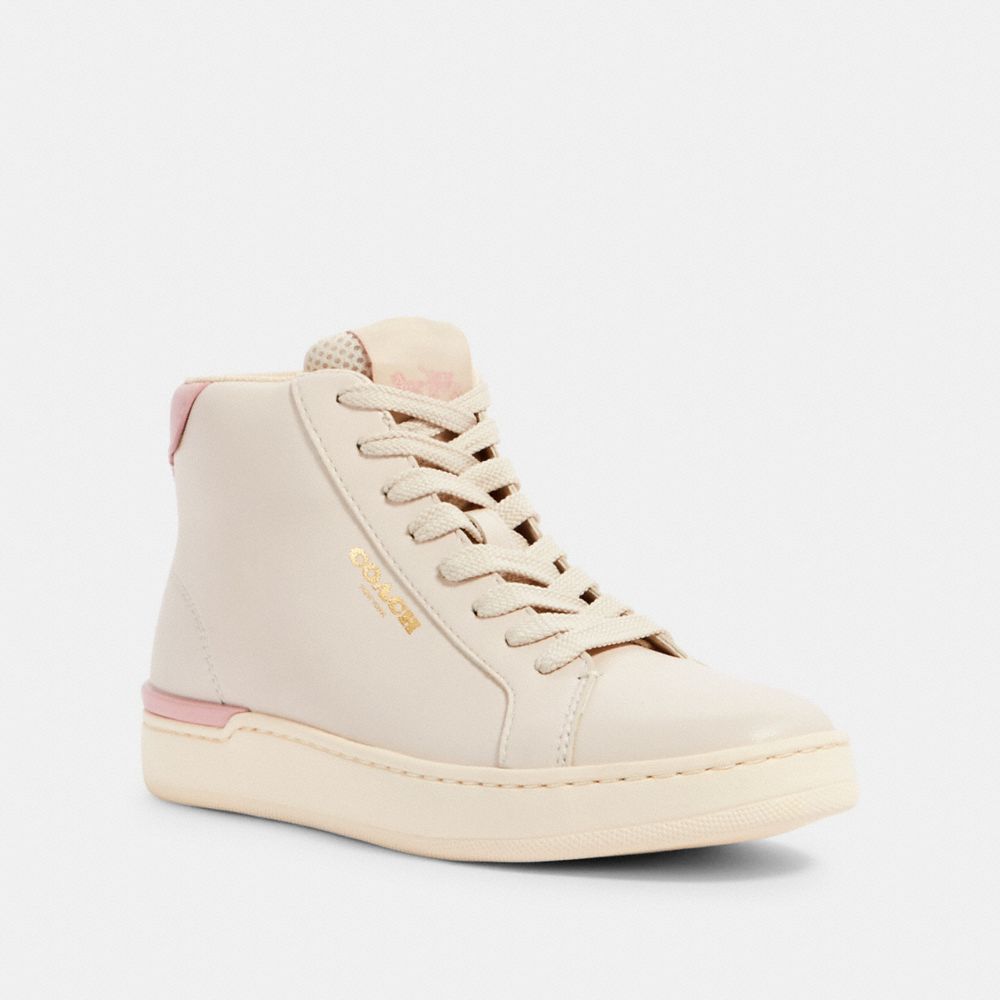 Coach Outlet Clip Low Top Sneaker in Pink