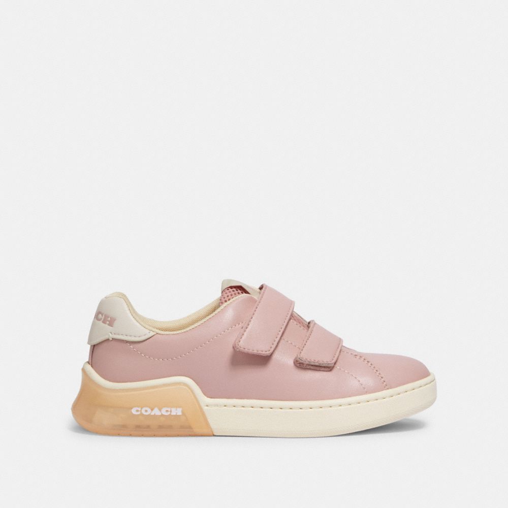 COACH®,Citysole Court Two Strap Sneaker,,Angle View