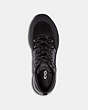 COACH®,CITYSOLE HIKER,mixedmaterial,Charcoal/Black,Inside View,Top View