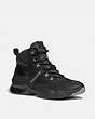 COACH®,CITYSOLE HIKER,Mixed Material,Black,Front View