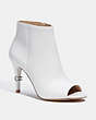 COACH®,REMI BOOTIE,n/a,Optic White,Front View
