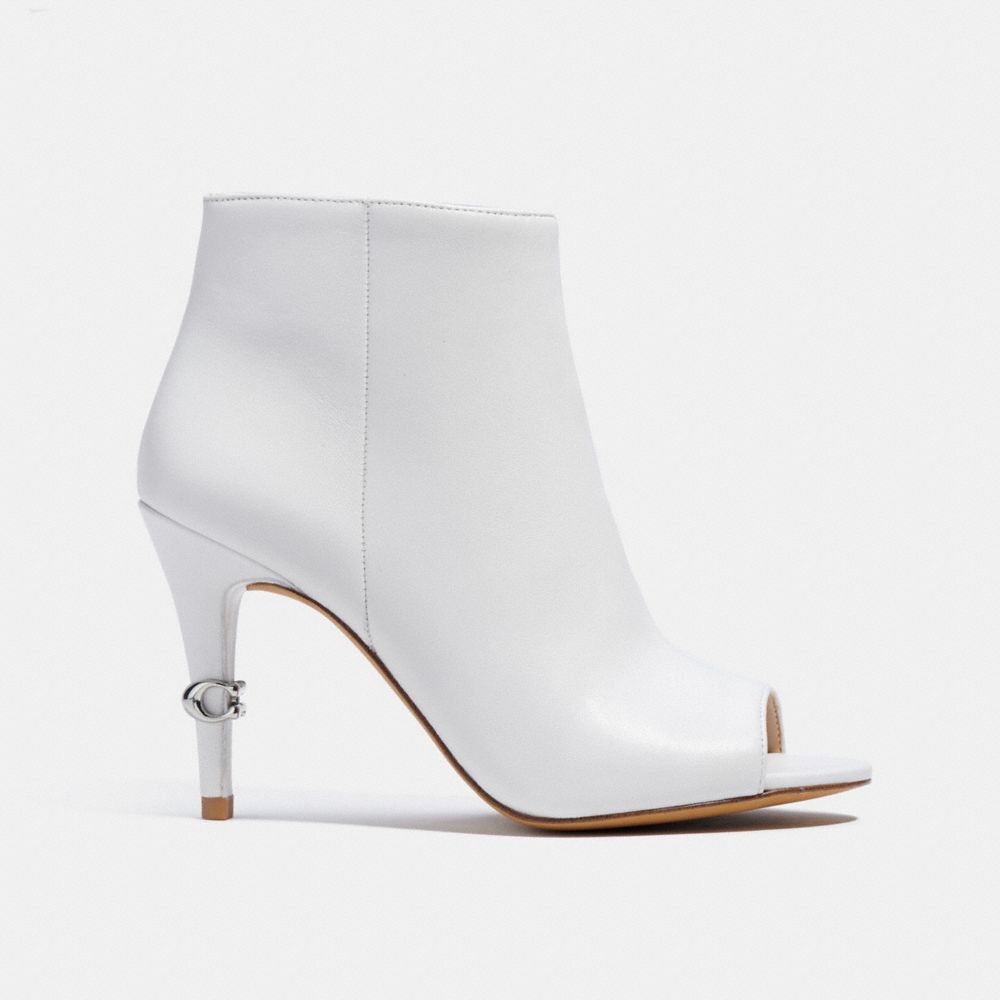 COACH®,REMI BOOTIE,n/a,Optic White,Angle View