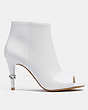 COACH®,REMI BOOTIE,n/a,Optic White,Angle View
