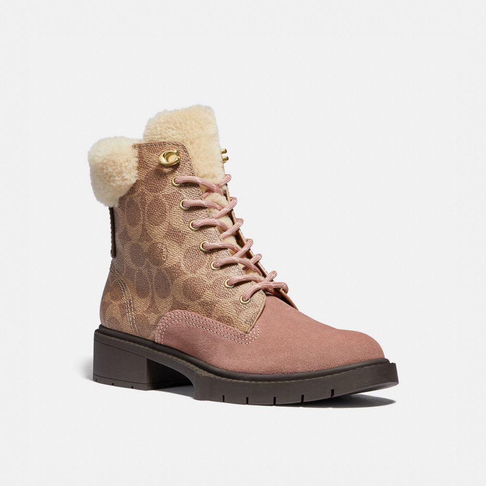 Coach store pink boots