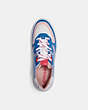 COACH®,CITYSOLE COURT SNEAKER,Leather,Periwinkle,Inside View,Top View