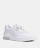 COACH®,CITYSOLE COURT SNEAKER,Leather,White,Front View