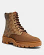COACH®,CITYSOLE BOOT,mixedmaterial,Khaki Faded Birch,Front View