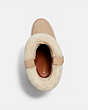 COACH®,HARLIE BOOTIE,Suede,Oat,Inside View,Top View
