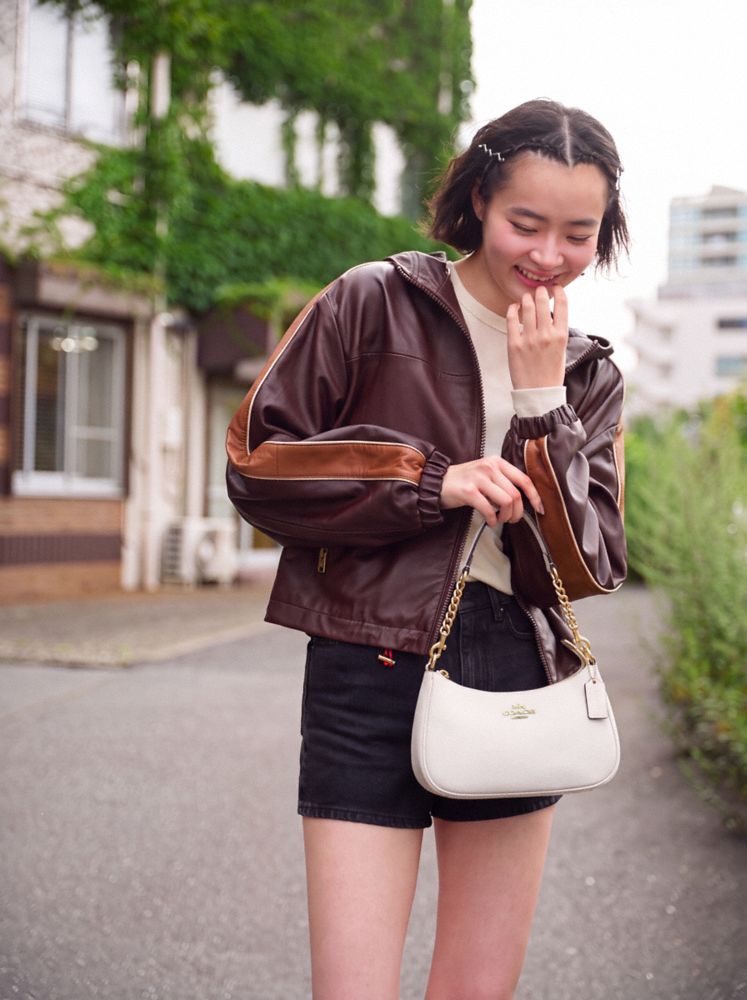ma【極美品】COACH テリ ワンショルダー 2way レザー 黒 公式】コーチアウトレット | テリ ショルダー バッグ