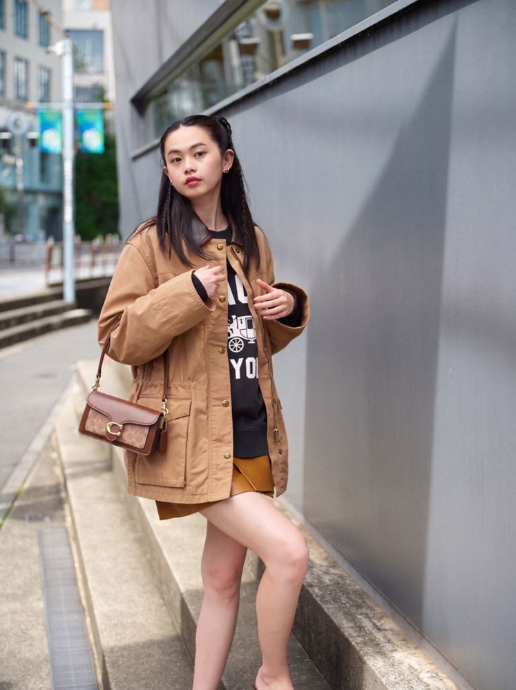 公式】COACH – コーチ | タビー ショルダー バッグ 20・シグネチャー