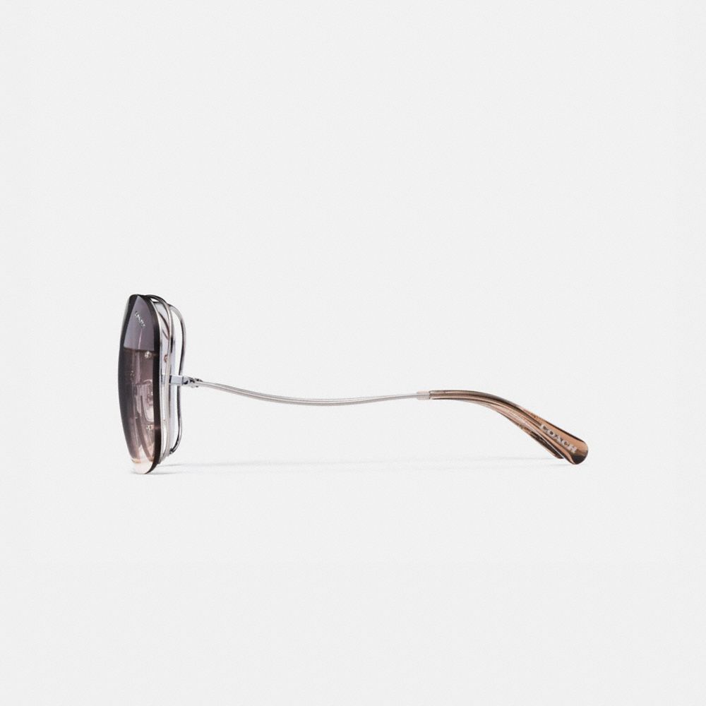 COACH®,Open Wire Sunglasses,,Alternate View