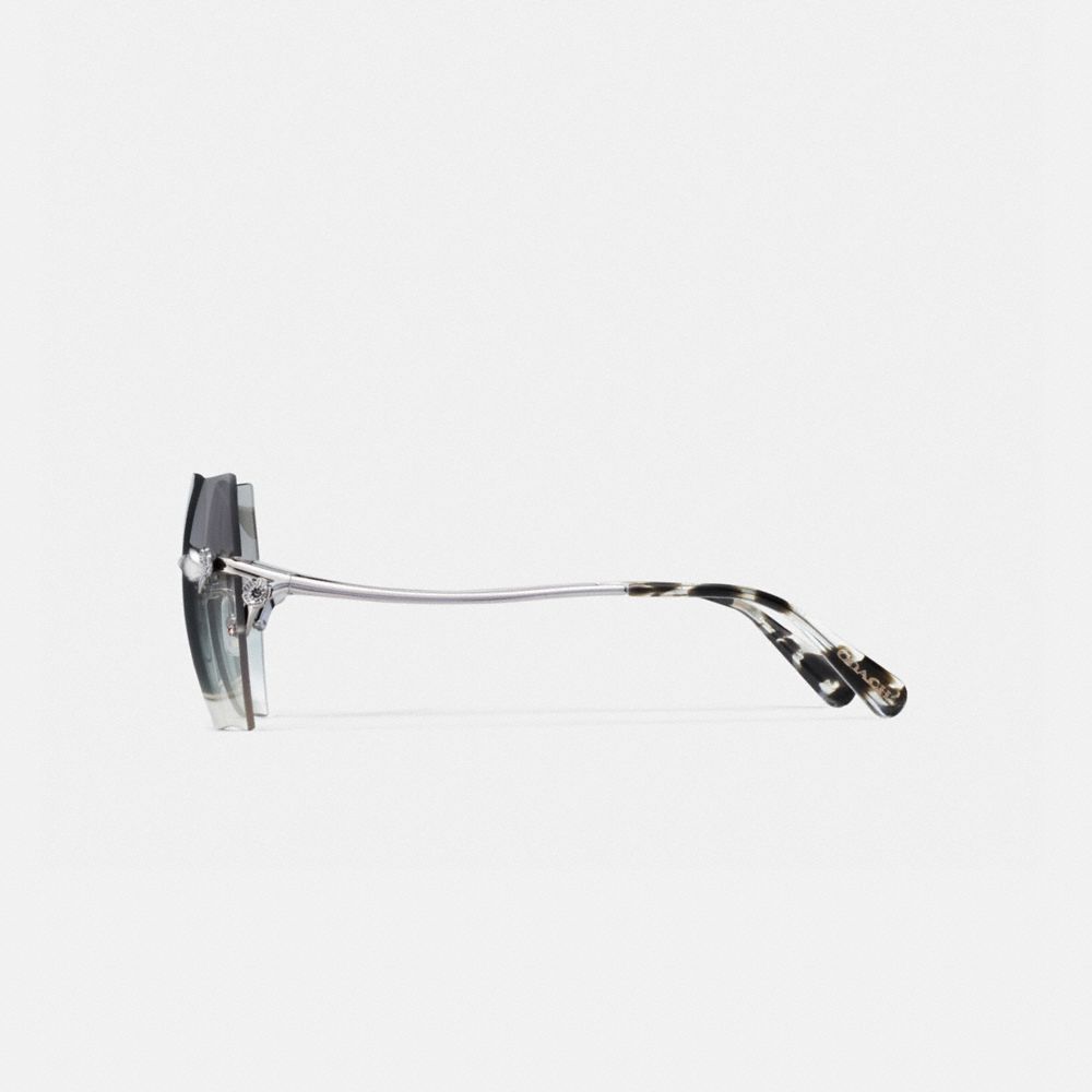 Rimless Tea Rose Sunglasses