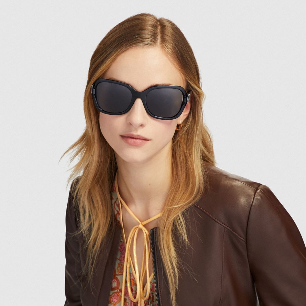 Signature Hardware Rectangle Sunglasses