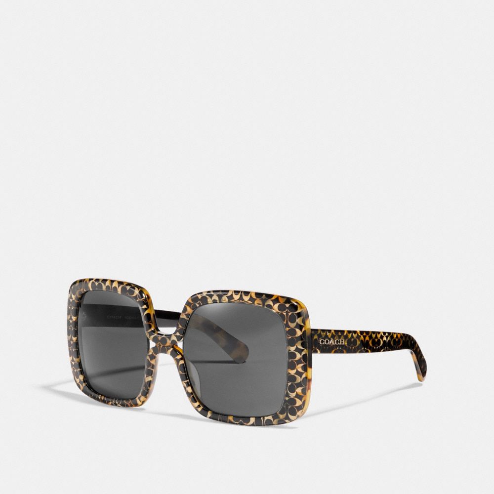 COACH® | Ombre Signature Square Sunglasses display picture 1