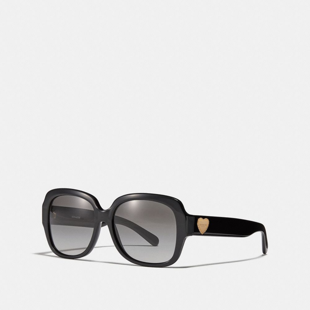 Coach store heart sunglasses