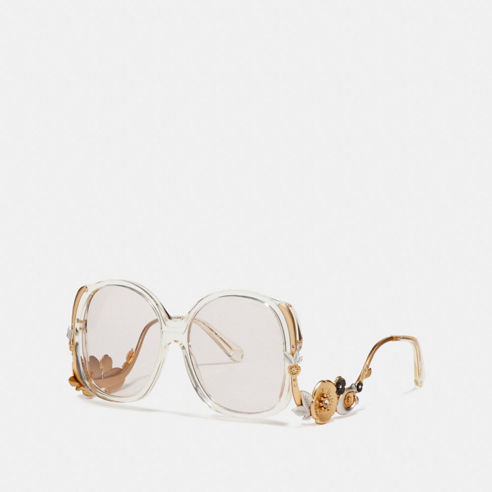 Coach rimless tea rose 2024 sunglasses