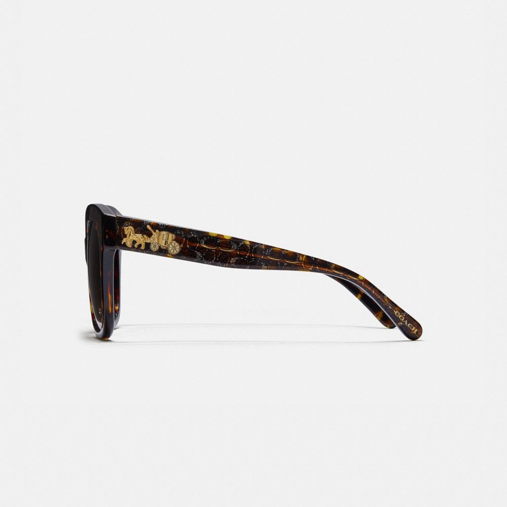 COACH®,Signature Square Sunglasses,,Alternate View