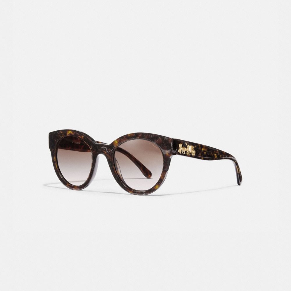 Coach hotsell glitter sunglasses