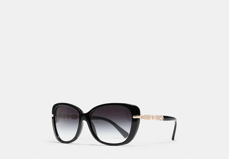 Hangtag Chain Cat Eye Sunglasses