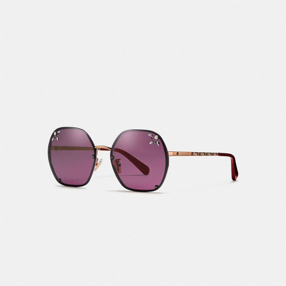 Prairie Rivets Hexagon Sunglasses