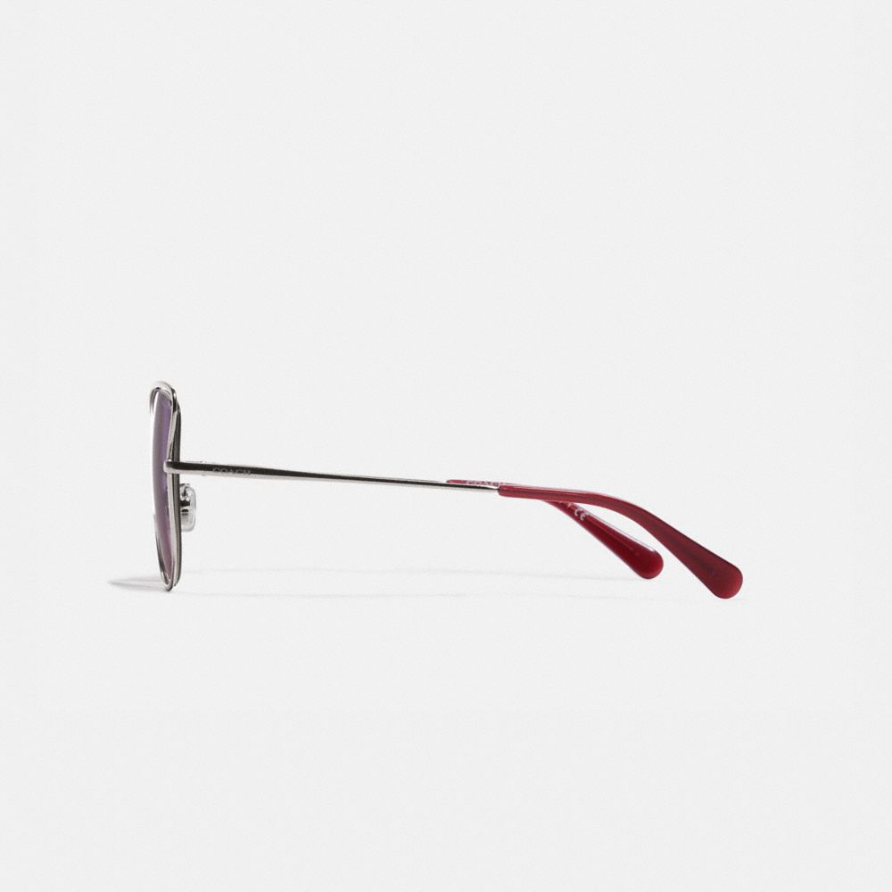 COACH®,Wire Frame Butterfly Sunglasses,,Alternate View