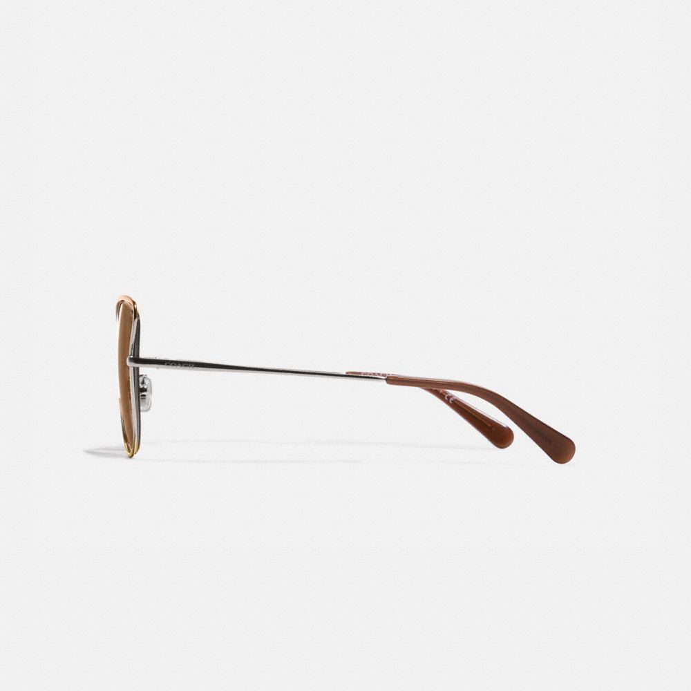 COACH®,Wire Frame Butterfly Sunglasses,,Alternate View