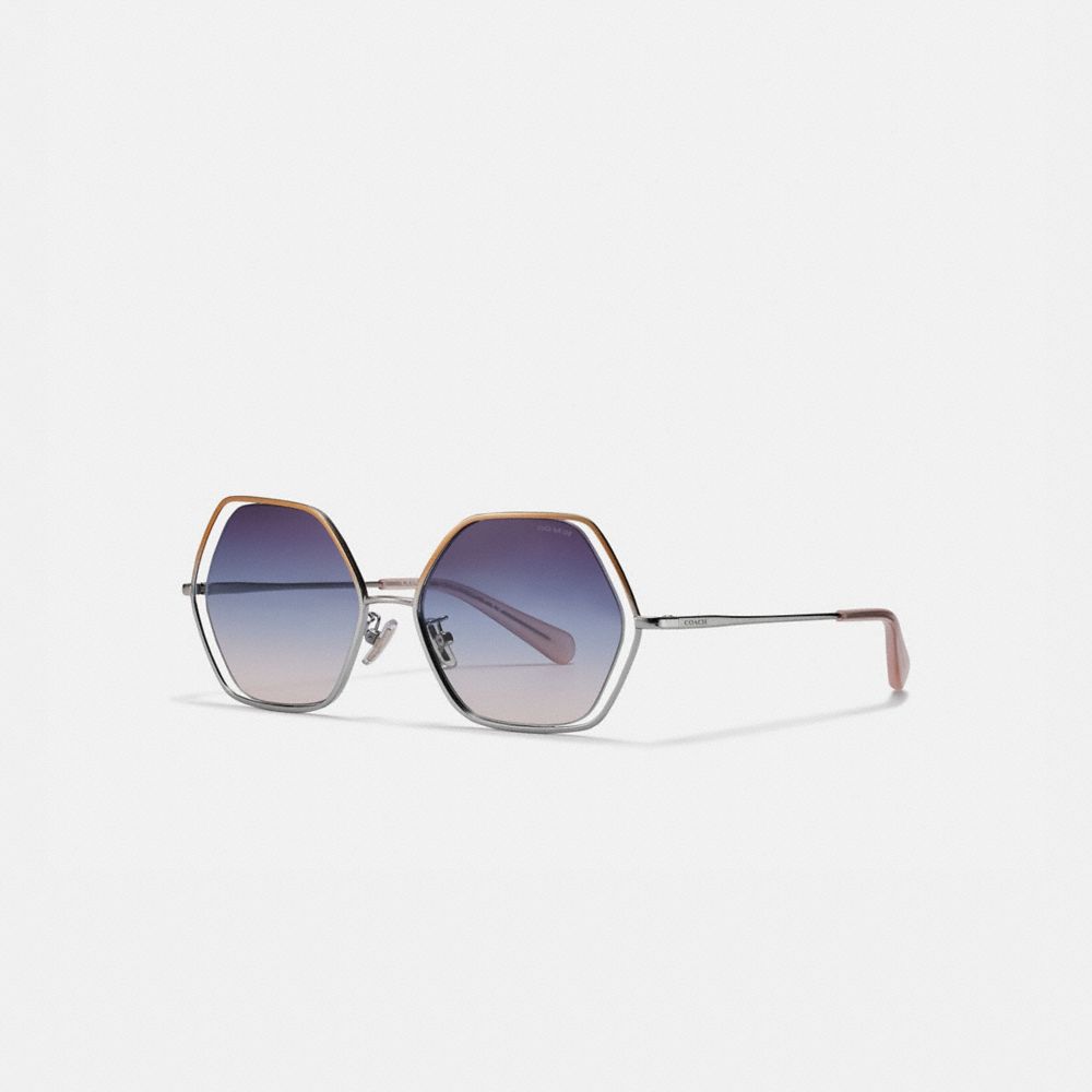 Rose gold hotsell coach sunglasses