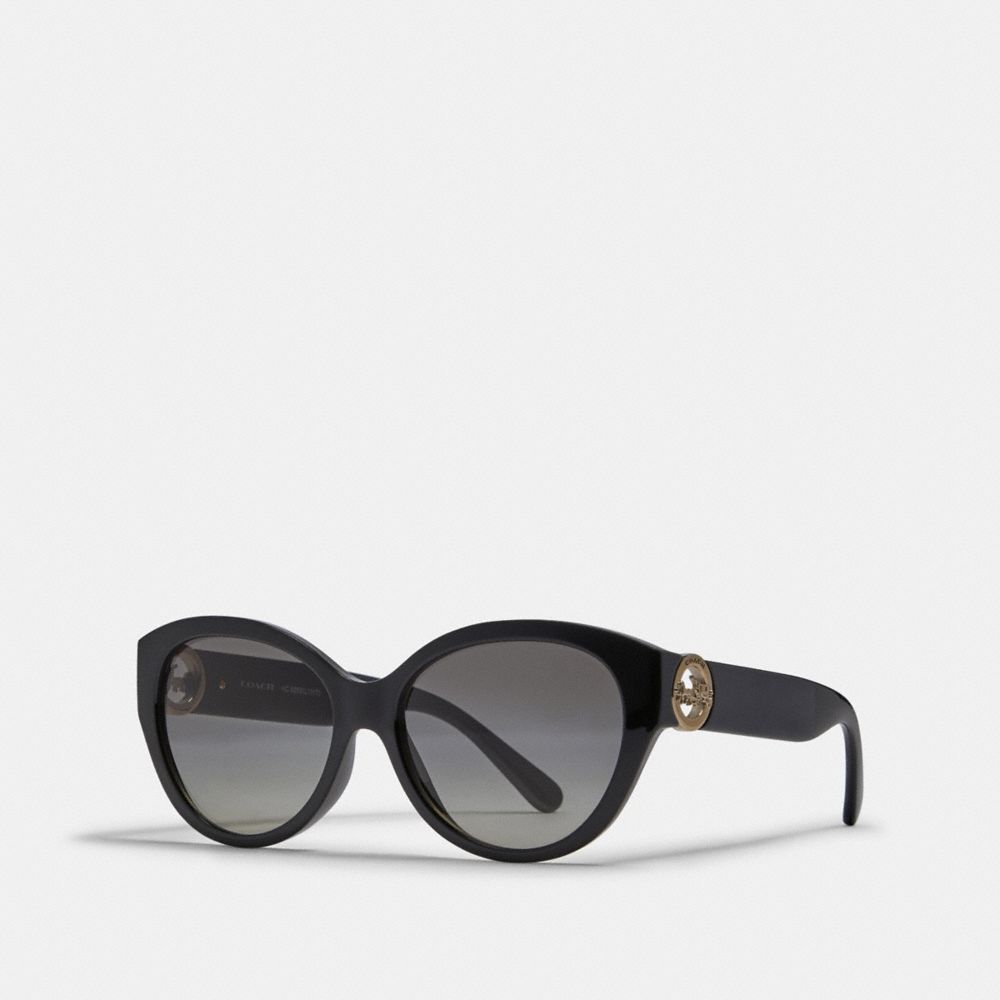 Coach Outlet Wildflower Metal Cat Eye Sunglasses