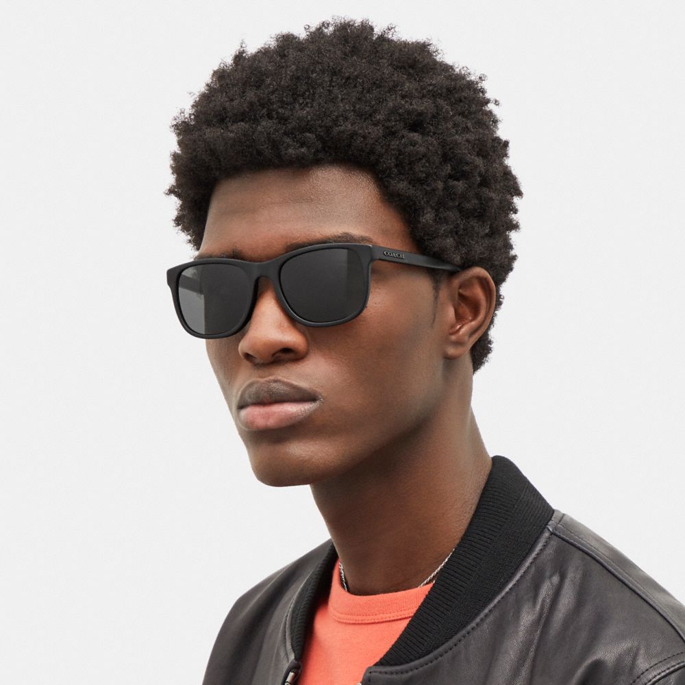 Square store frame sunglasses