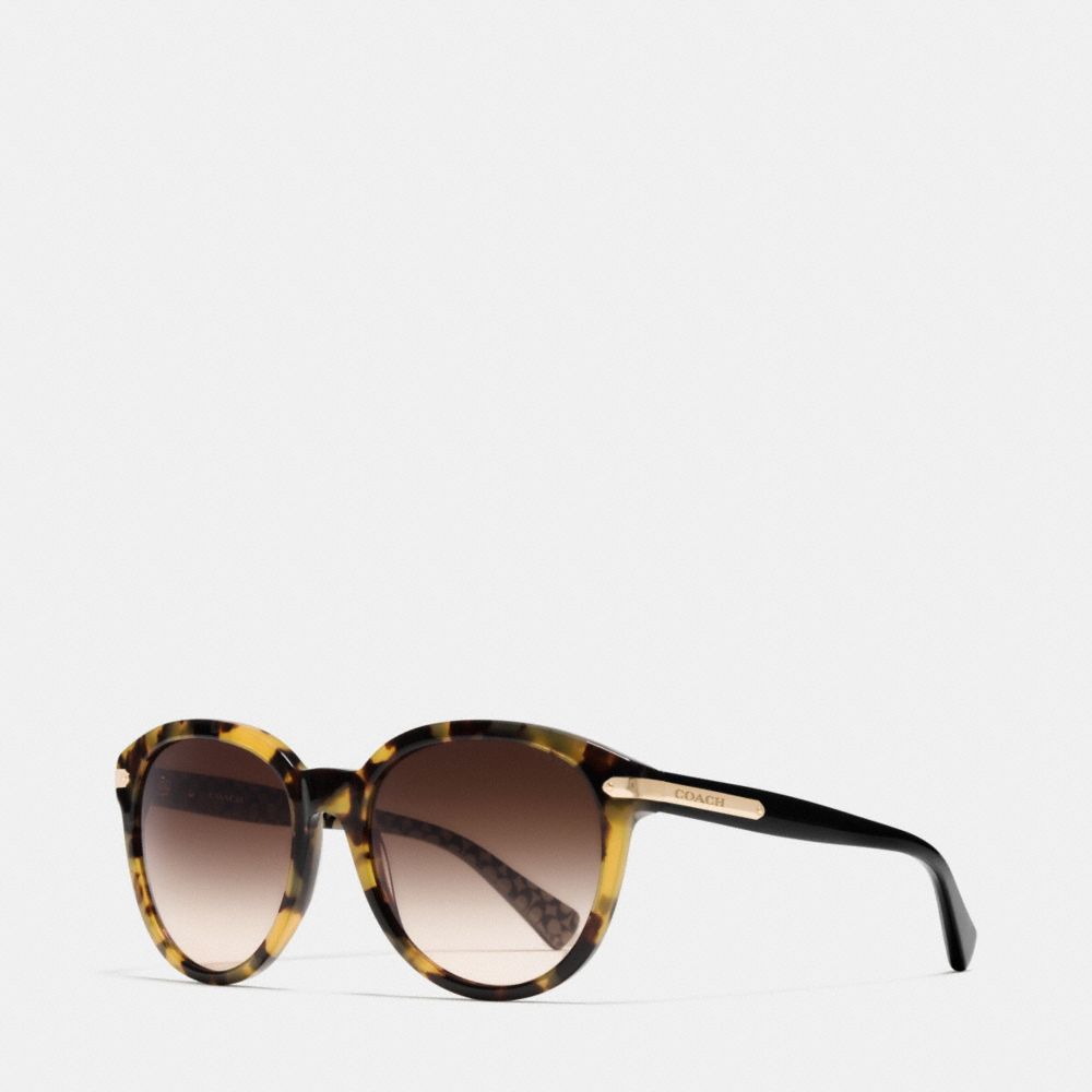 Tag Temple Round Sunglasses