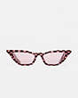 Checkered Cat Eye Sunglasses