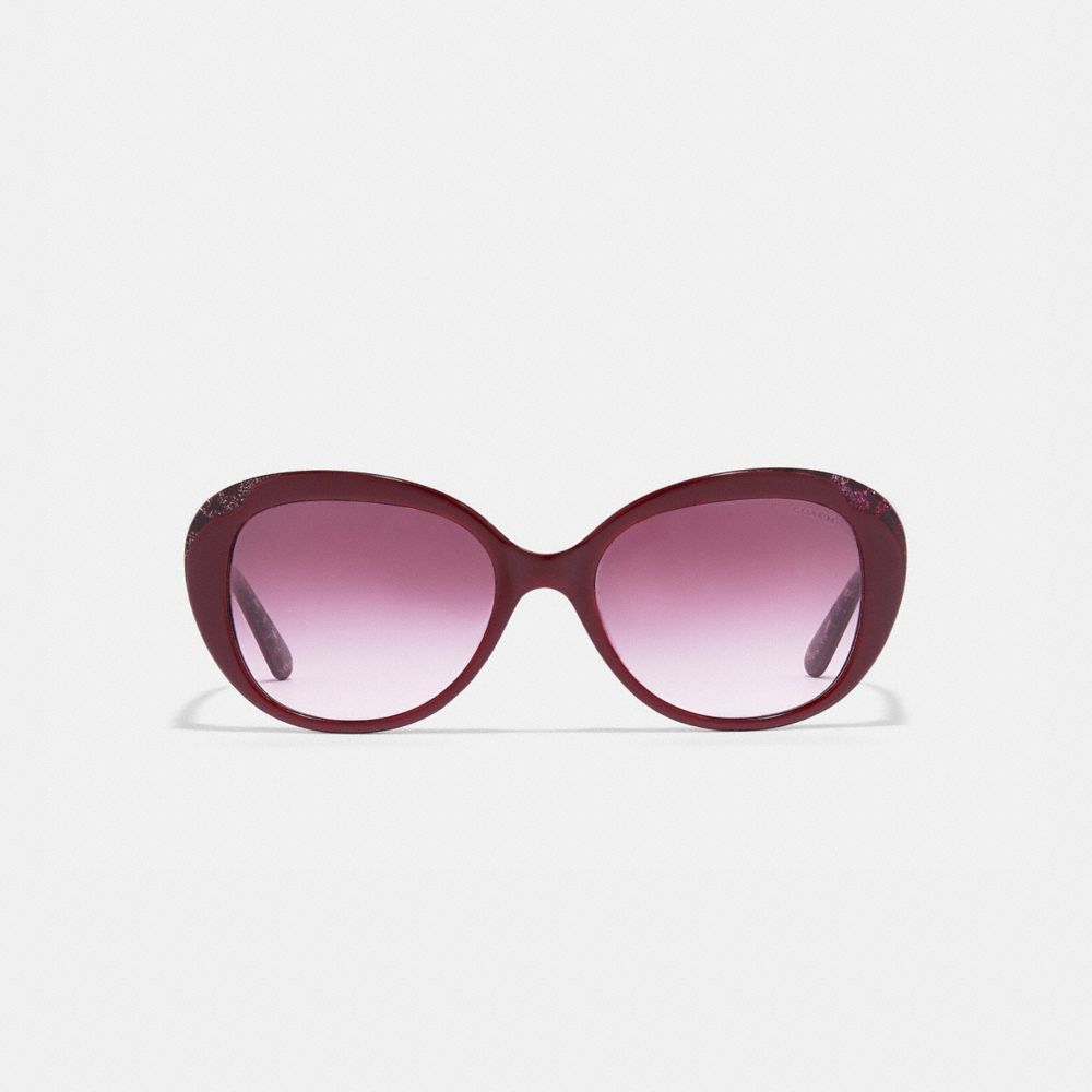 Lunettes De Soleil Rondes Peek A Boo Petal