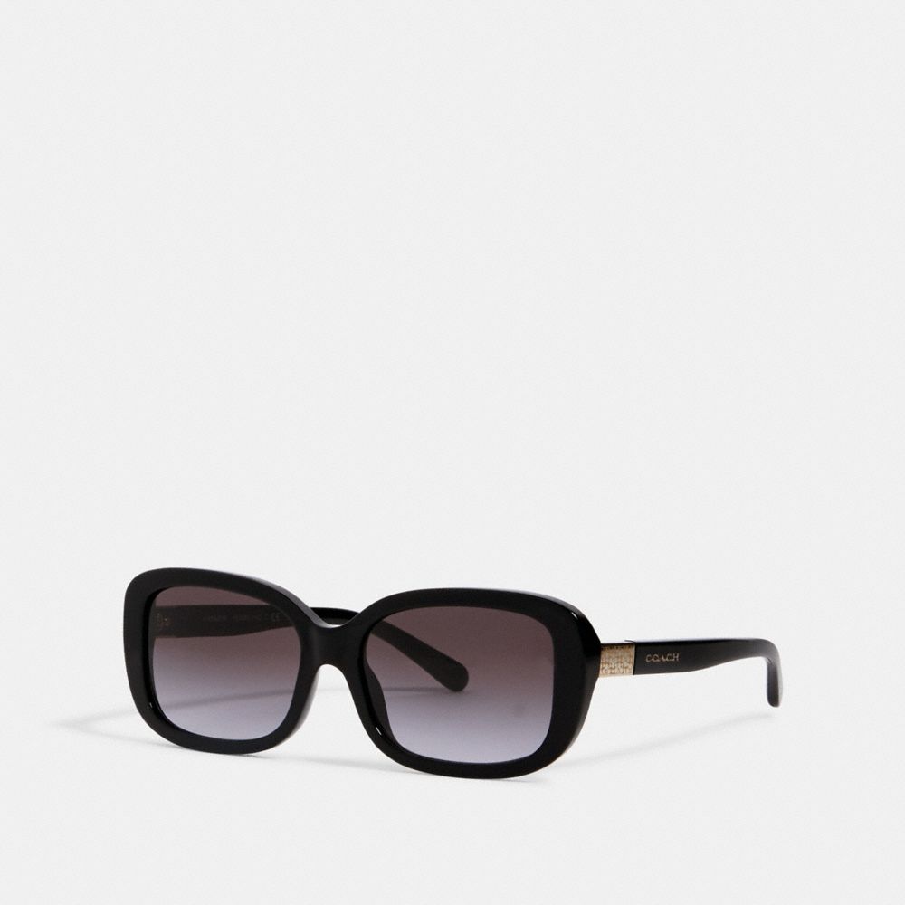 COACH® Outlet | Signature Rectangle Sunglasses