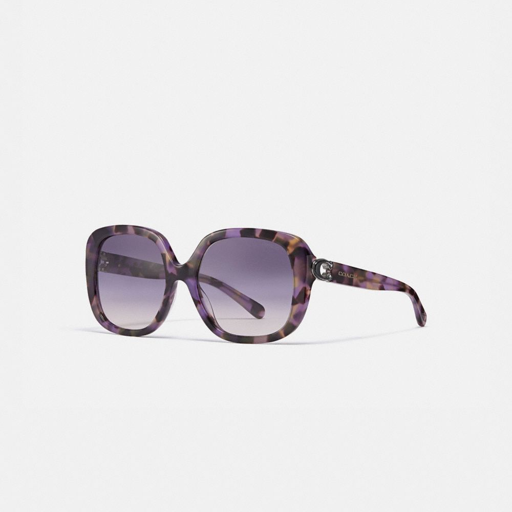 Lunettes de soleil carrées douces et emblématiques sculptées