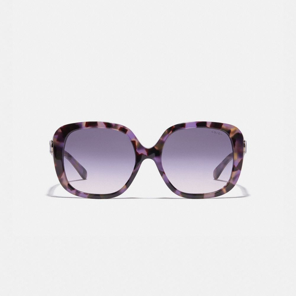 Lunettes de soleil carrées douces et emblématiques sculptées