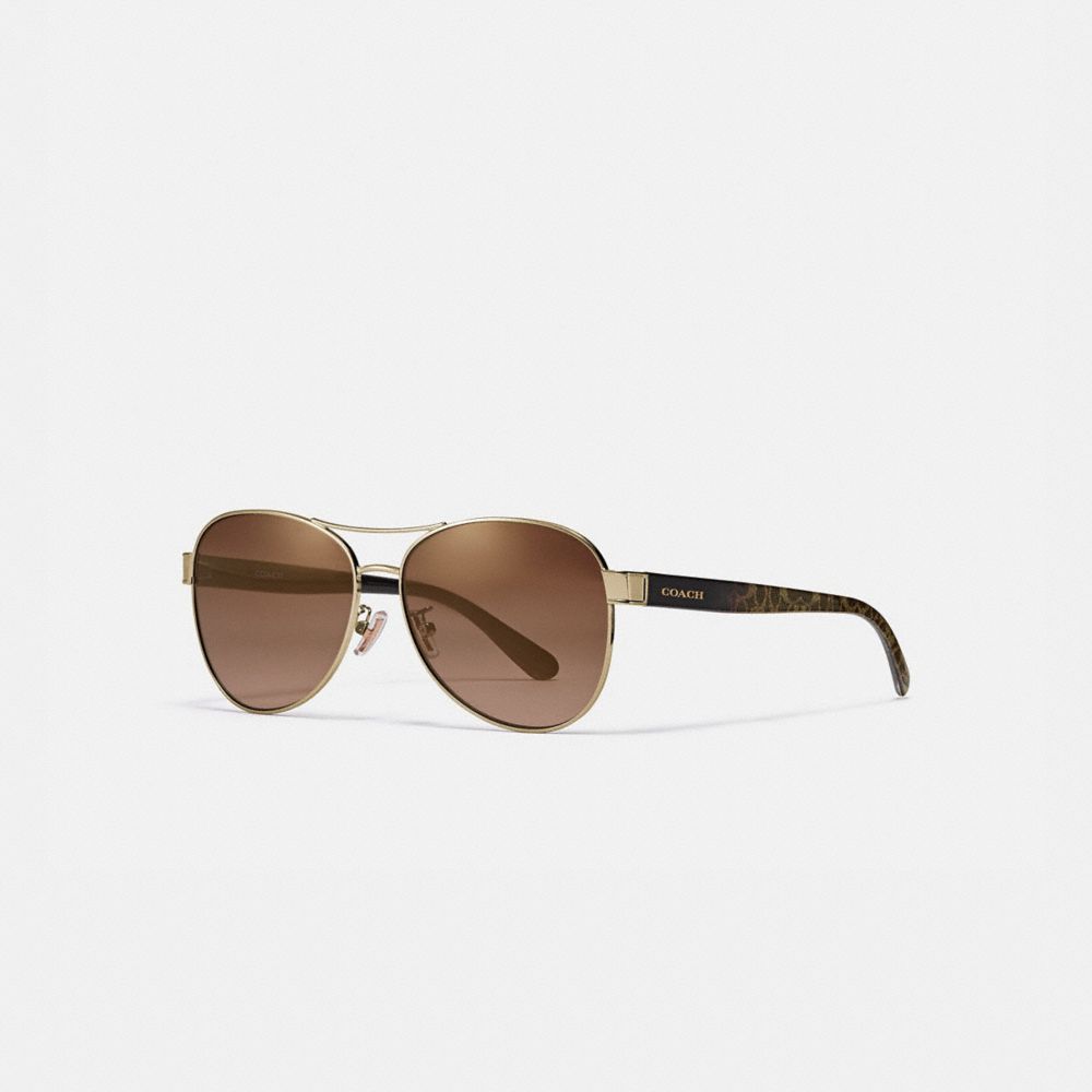 Coach sunglasses aviator hotsell