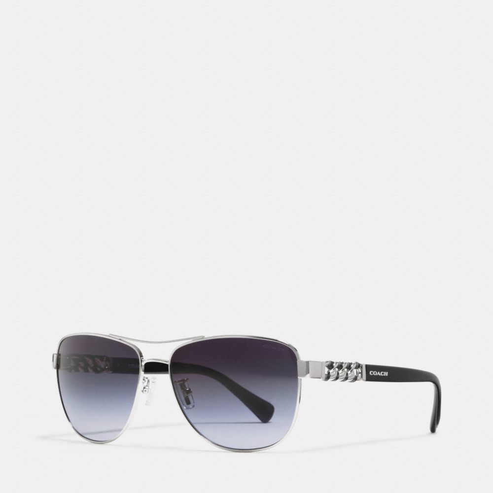 Coach whiplash aviator sunglasses on sale