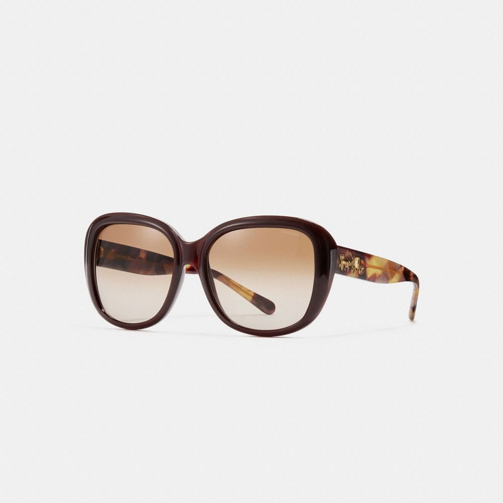 COACH® | Horse And Carriage Soft Square Sunglasses