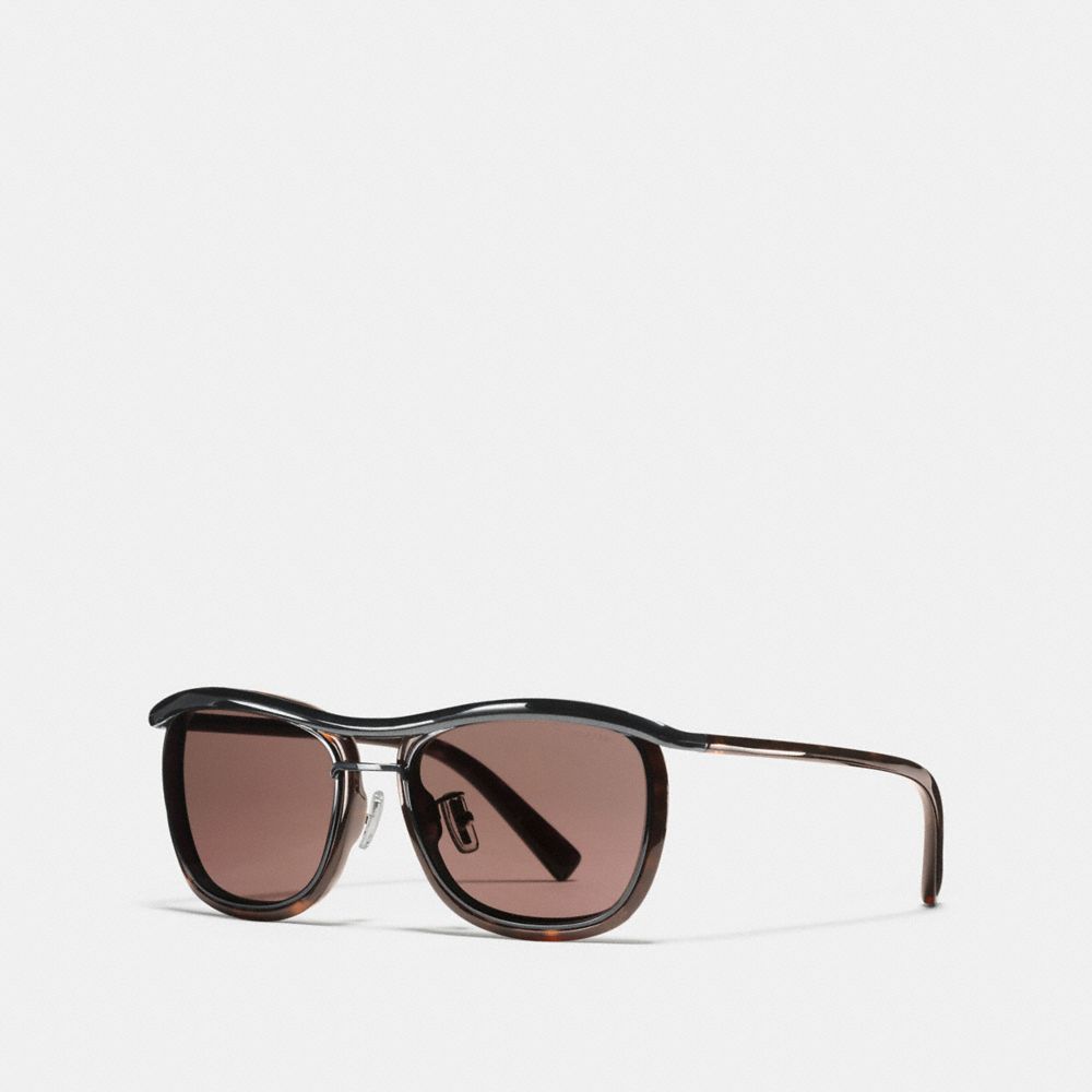 Rimmed Pilot Sunglasses