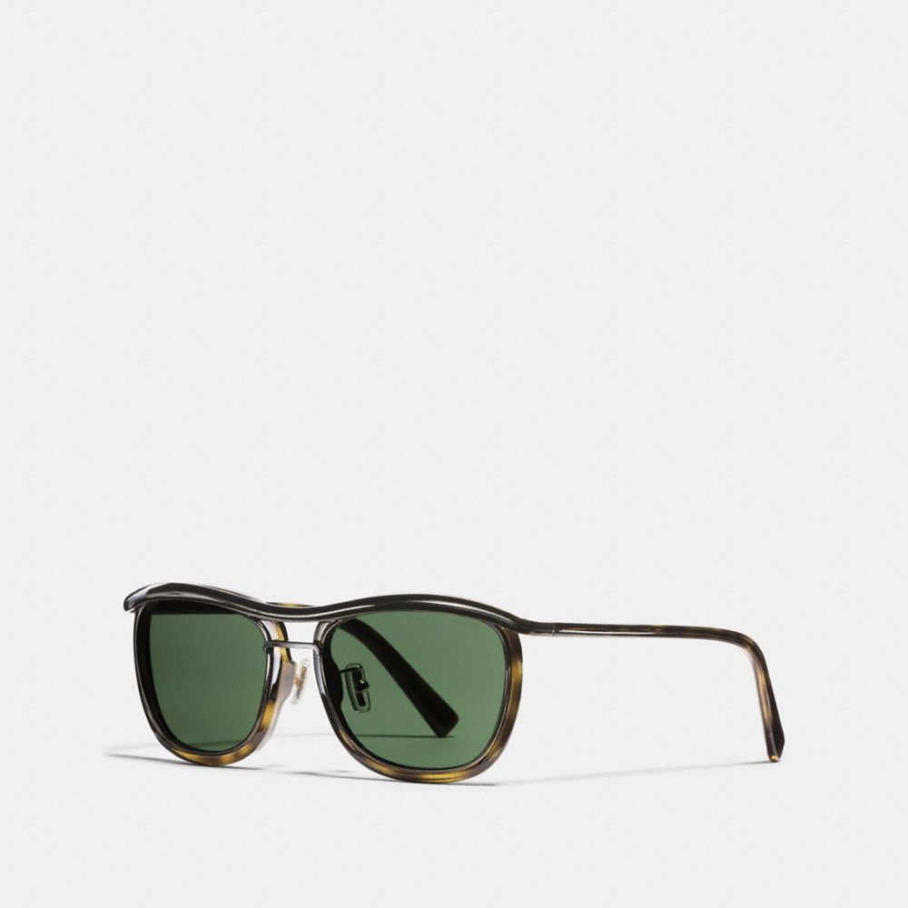 Rimmed Pilot Sunglasses