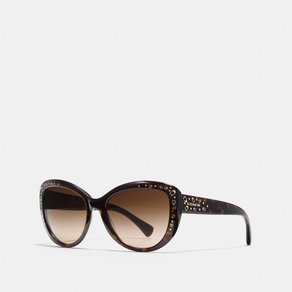 Signature Spray Asian Fit Cat Eye Sunglasses | COACH®