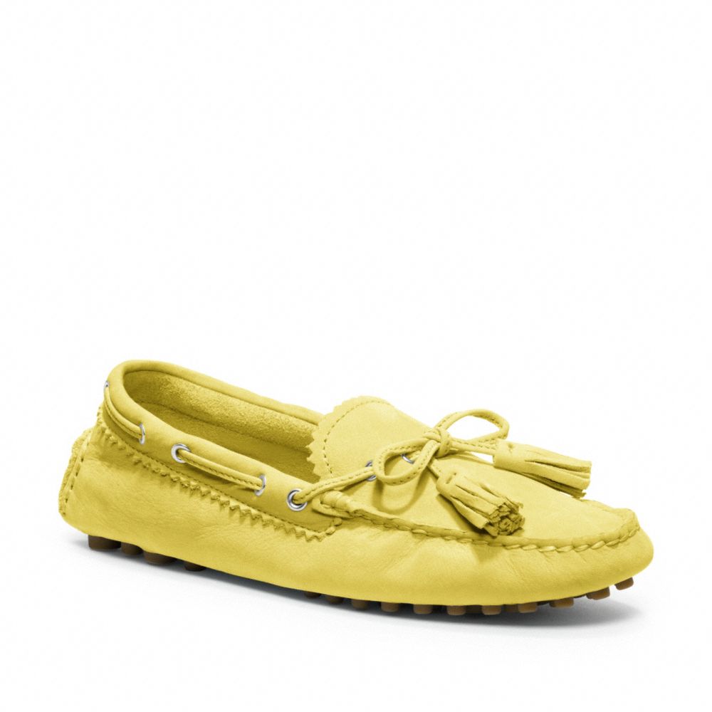 Coach discount moccasin shoes