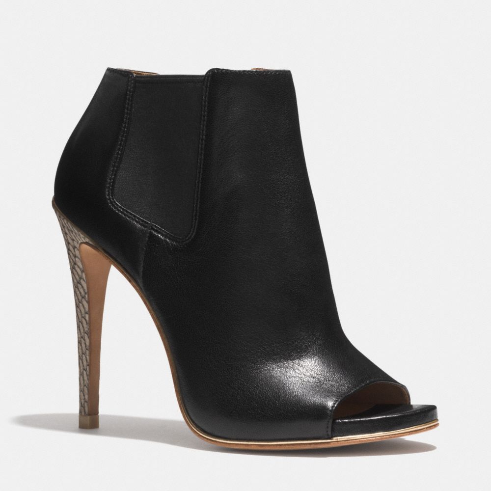 Coach peep toe store booties