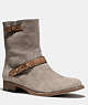 COACH®,AMY BOOT,Leather,SLATE/SLATE,Front View