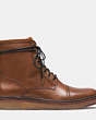 COACH®,HENRY BOOT,Leather,SADDLE/SADDLE,Angle View