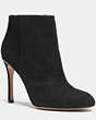 COACH®,NILA BOOTIE,Leather,Black,Front View